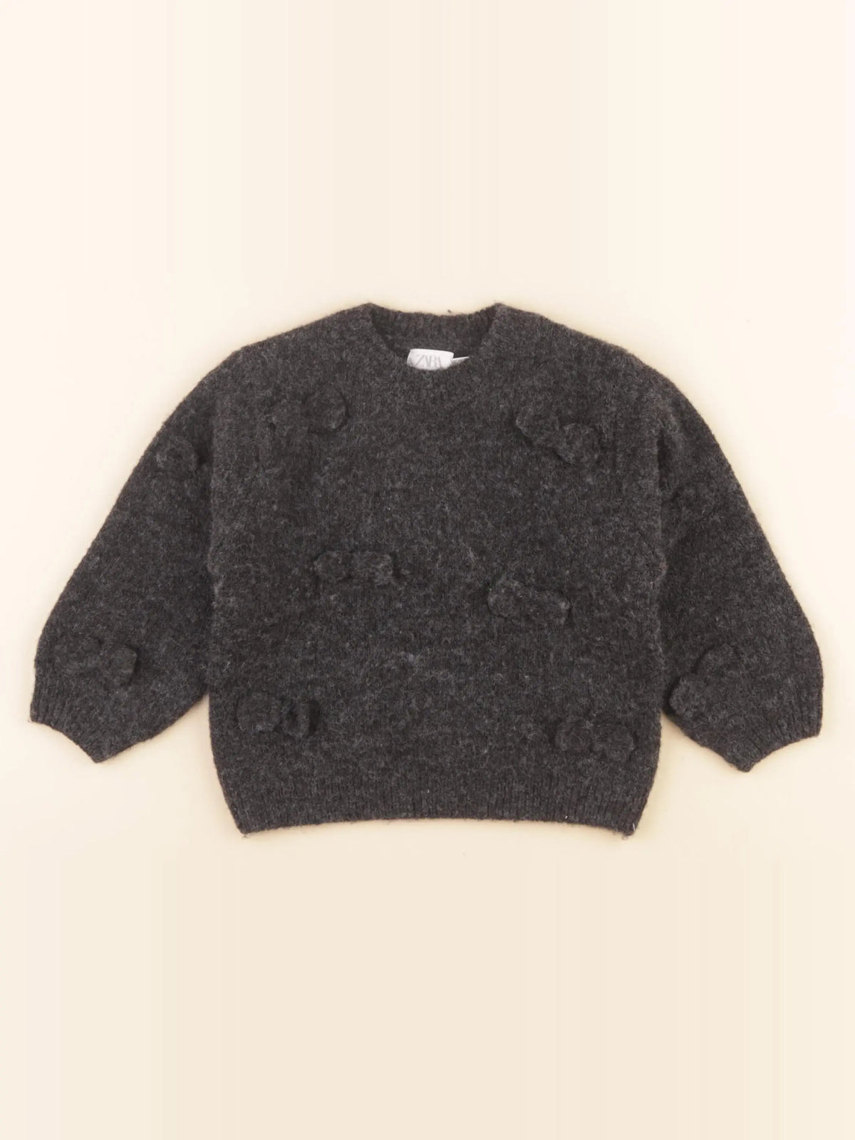 Zara - pull gris - 18 mois