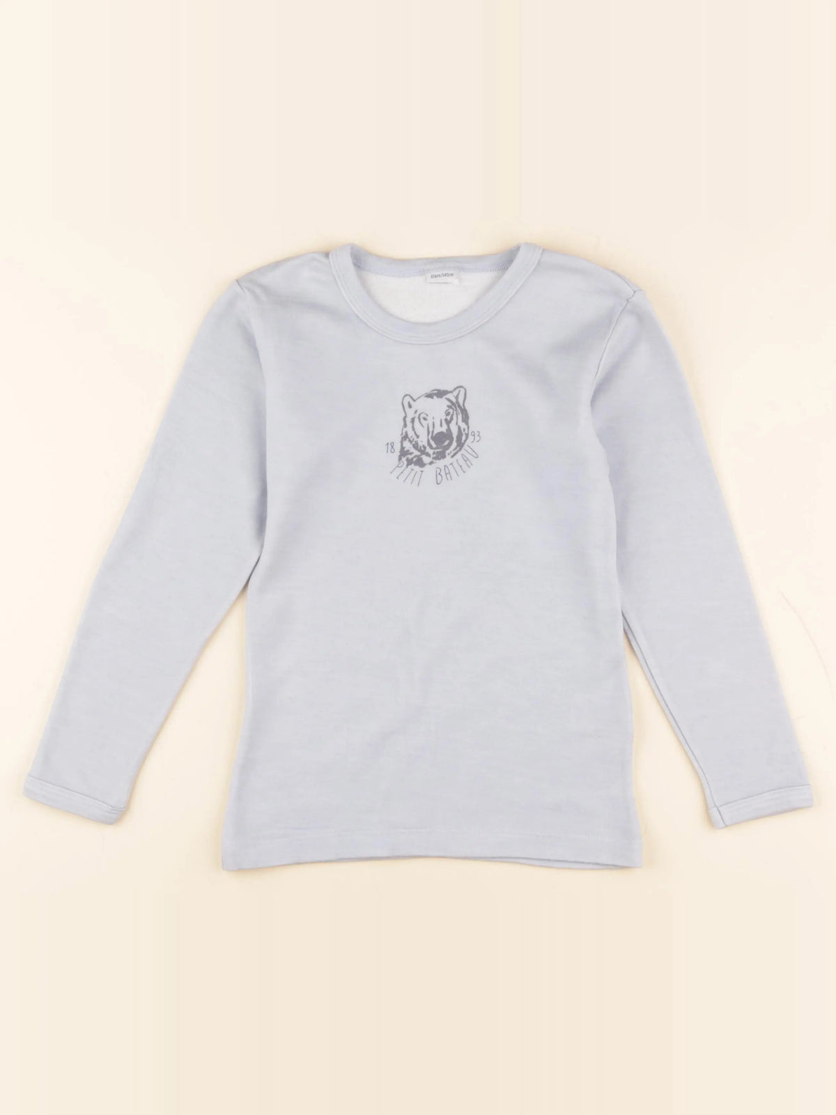Petit Bateau - maillot de corps bleu - 10 ans