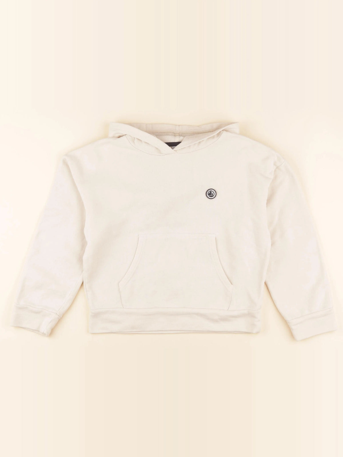 Petit Bateau - sweat beige - 10 ans