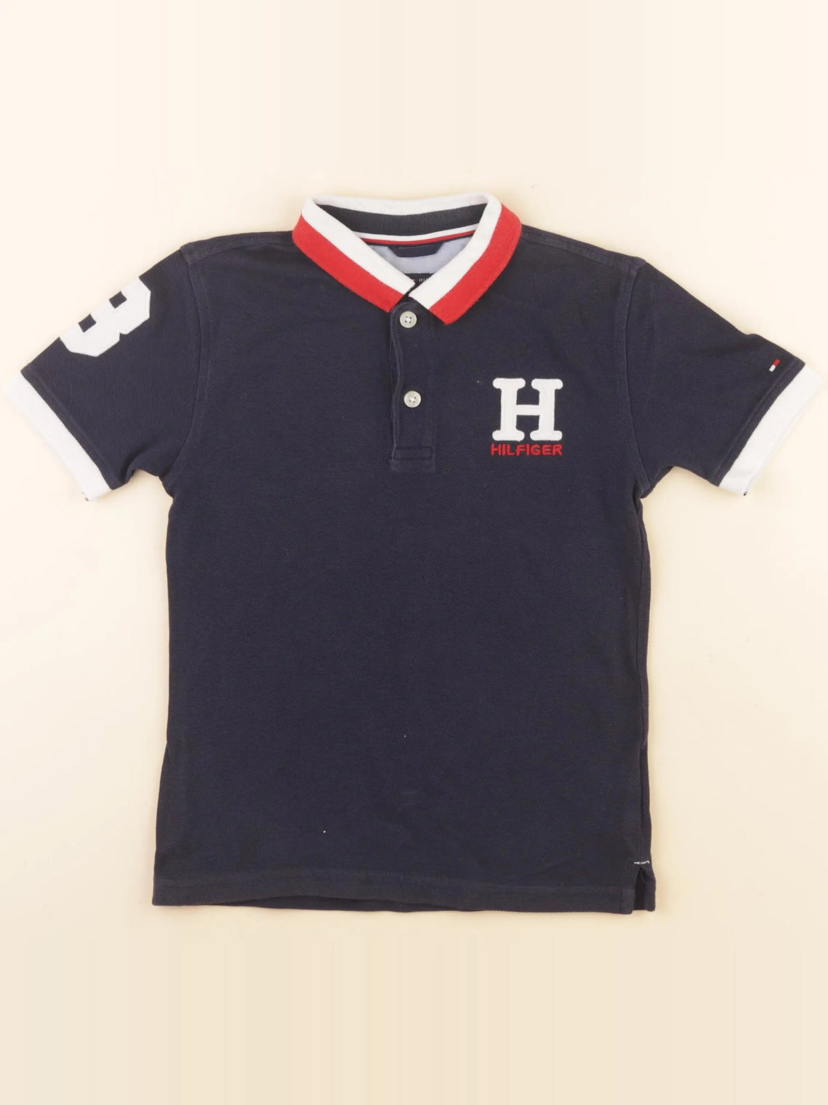 Tommy Hilfiger - polo bleu - 5 ans