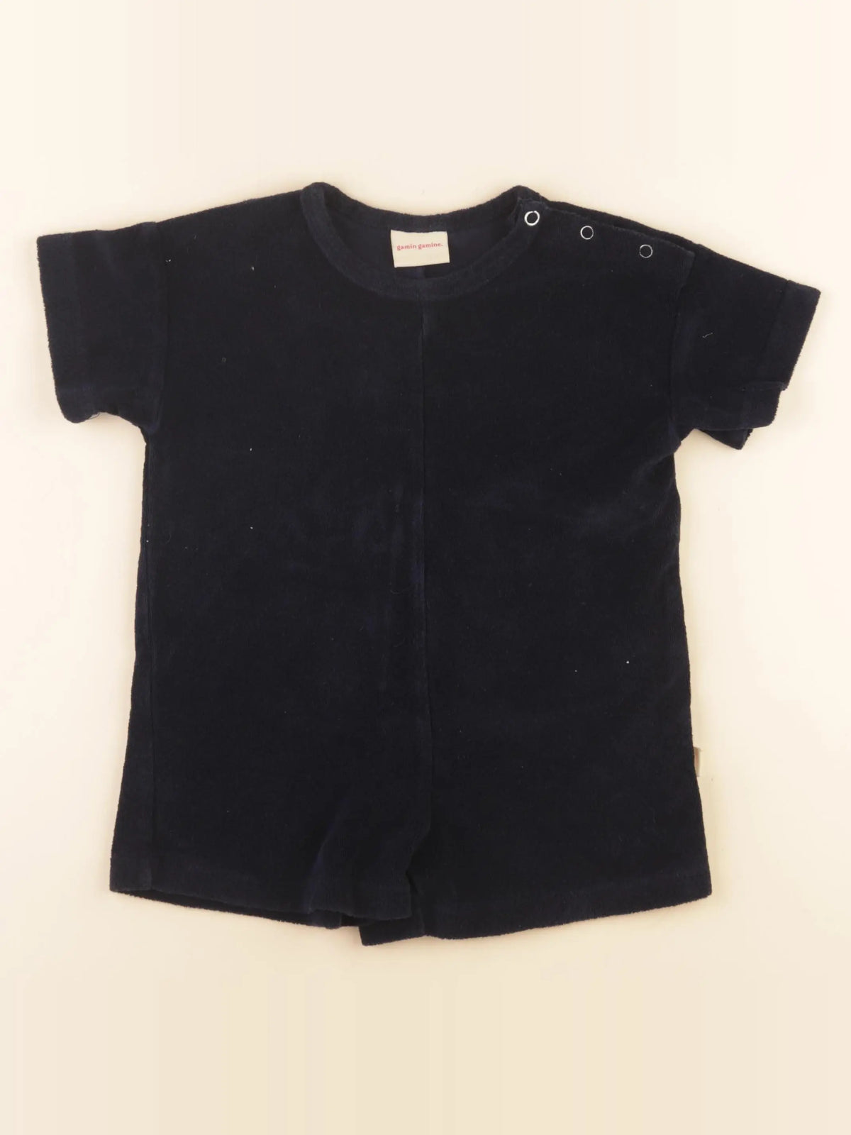 Gamin gamine - combinaison bleu - 2 ans