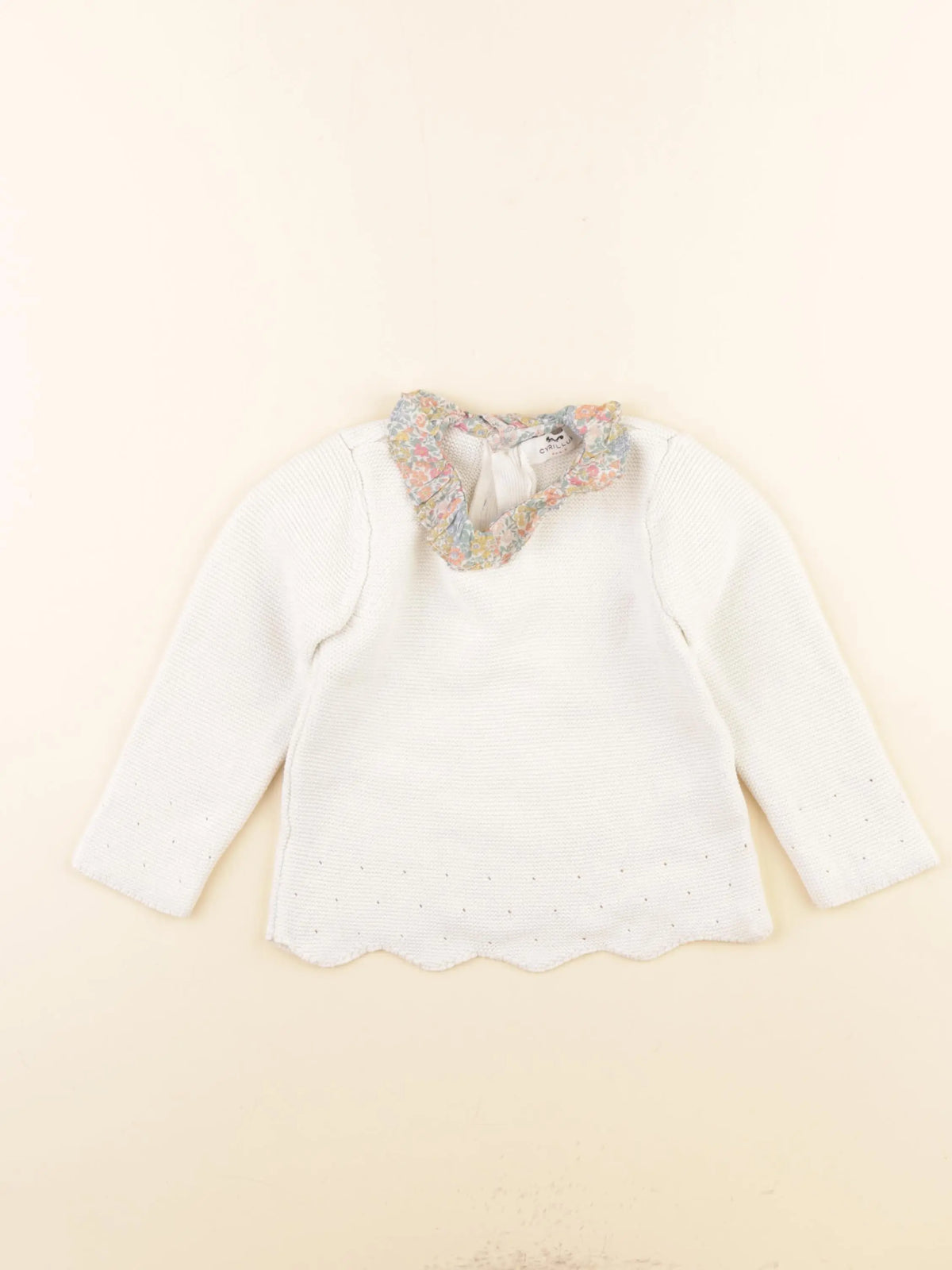 Cyrillus - pull beige - 24 mois