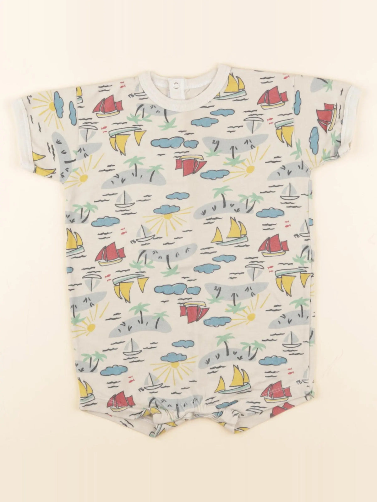 Petit Bateau - pyjama coton multicolore - 12 mois