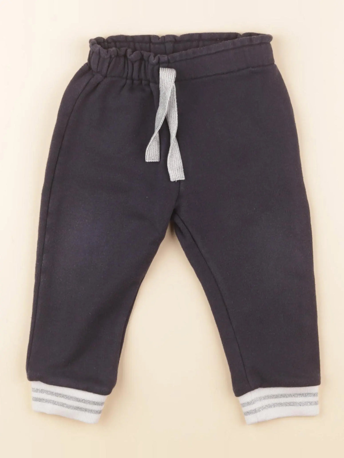 Petit Bateau - jogging bleu - 18 mois