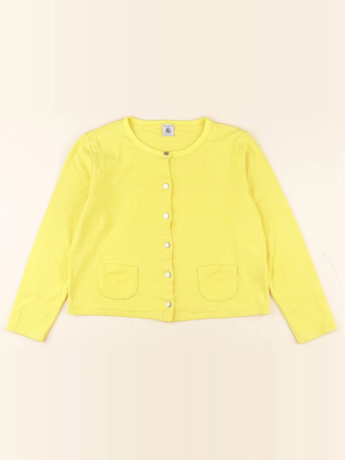 Petit Bateau - tee-shirt jaune - 10 ans