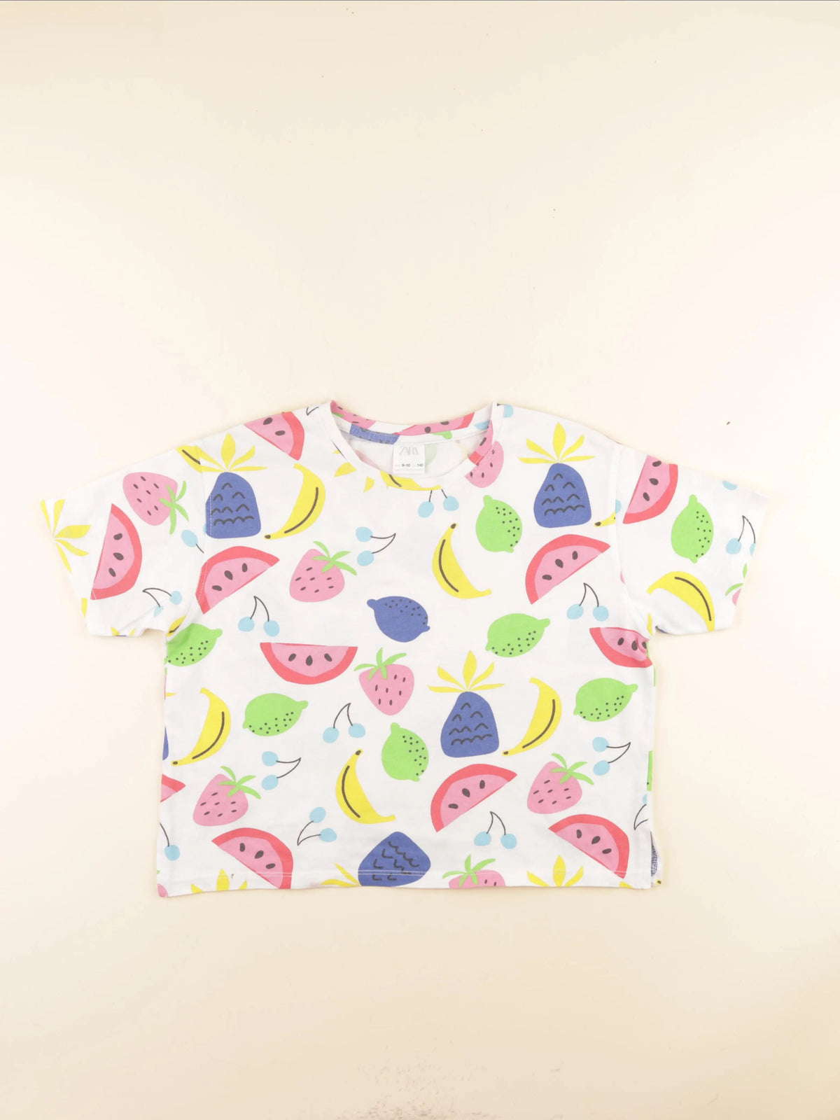 Zara - tee-shirt multicolore - 9/10 ans