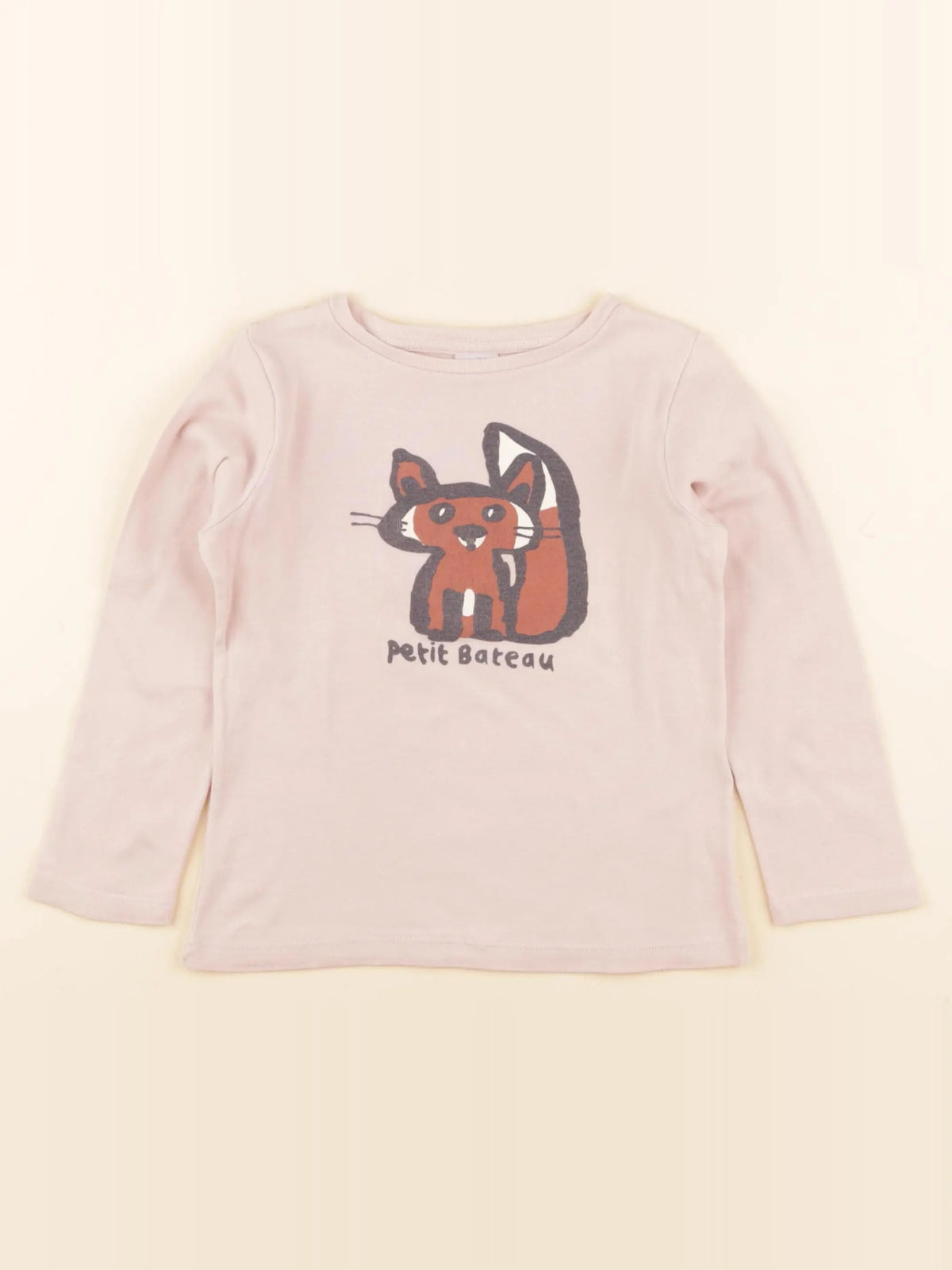 Petit Bateau - tee-shirt rose - 4 ans