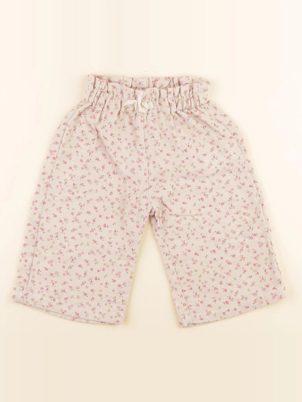 Zara - pantalon beige, rose - 18 mois