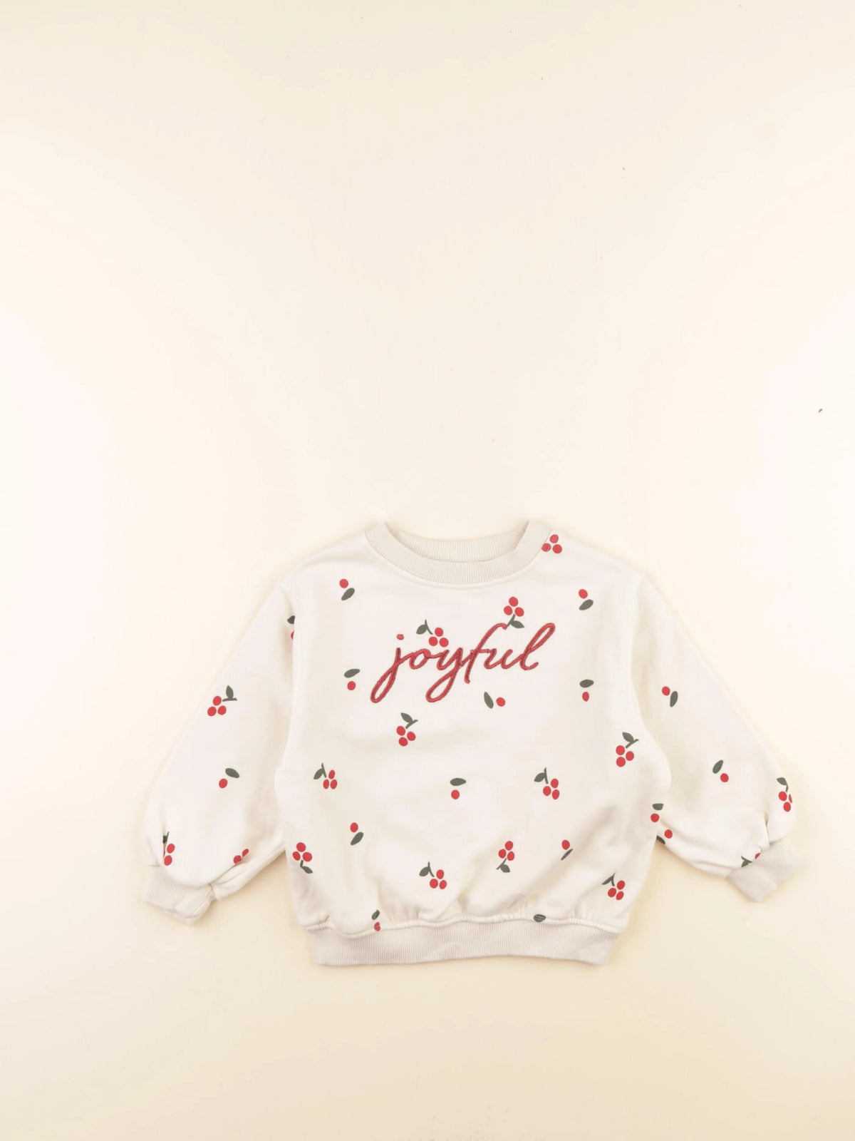 H&M - sweat beige - 18/24 mois