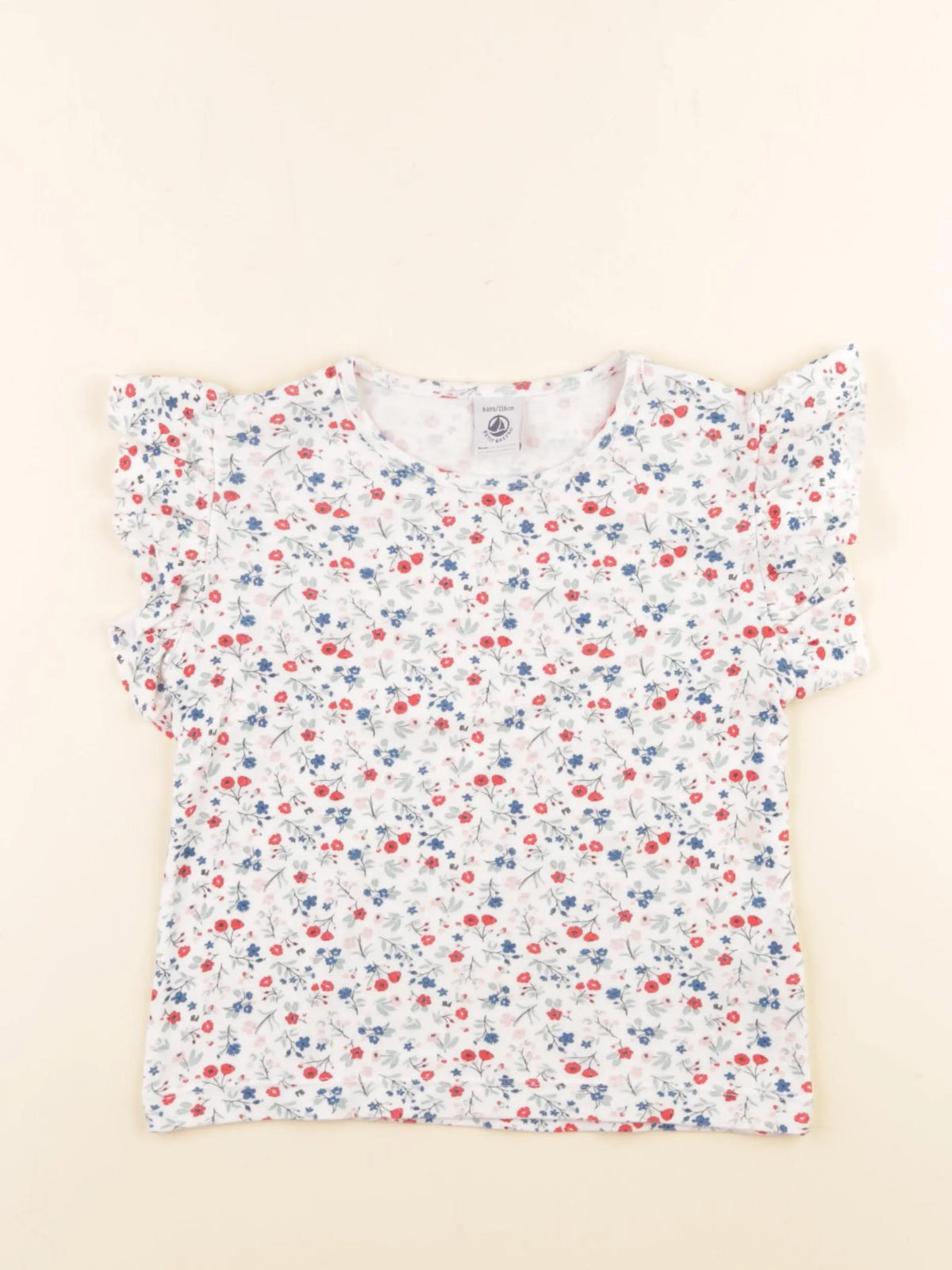 Petit Bateau - tee-shirt multicolore - 6 ans