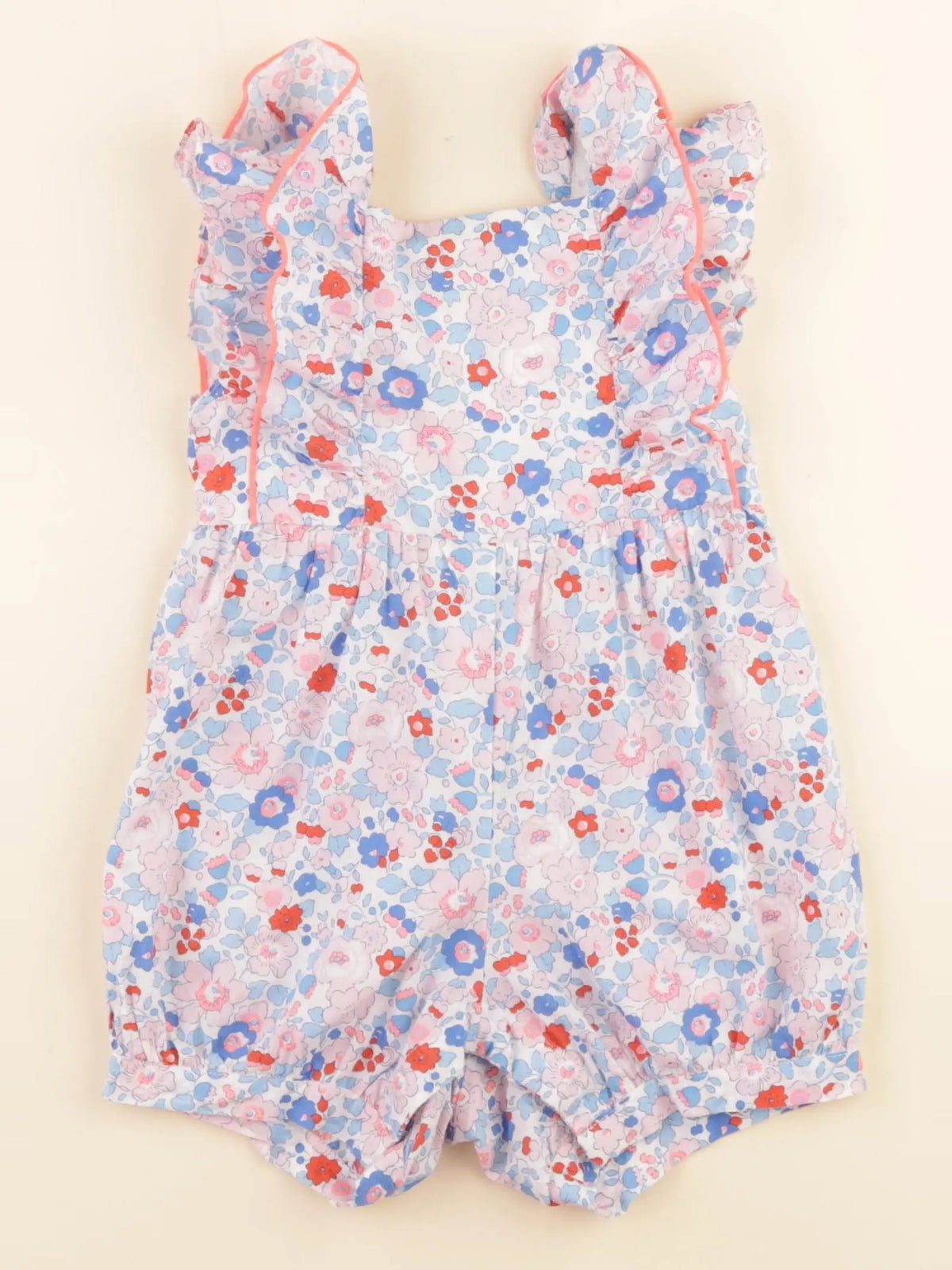 Jacadi - combinaison liberty multicolore - 24 mois