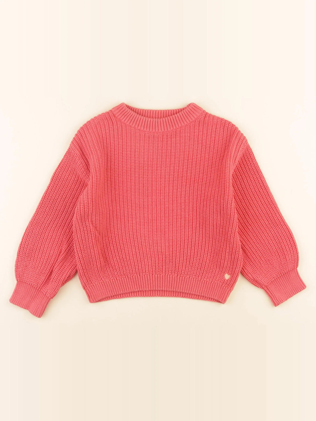 Vertbaudet - pull rouge - 5 ans