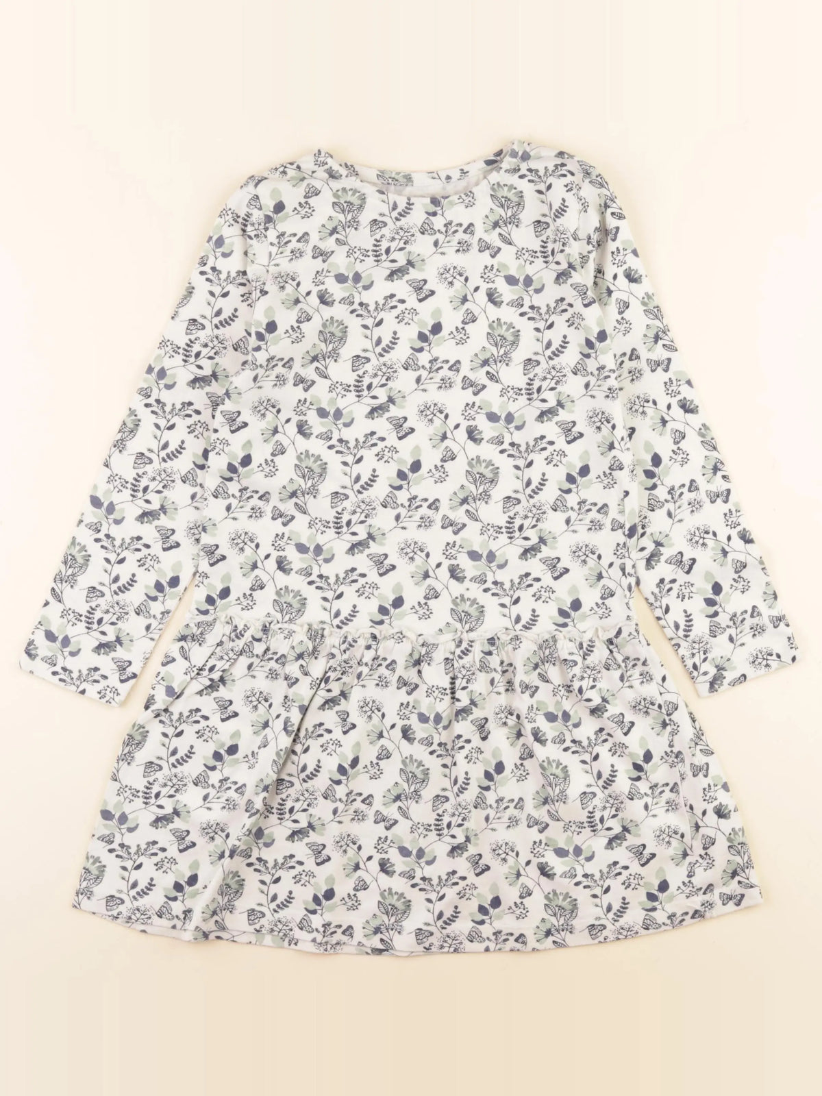 Vertbaudet - robe bleu, vert - 6 ans