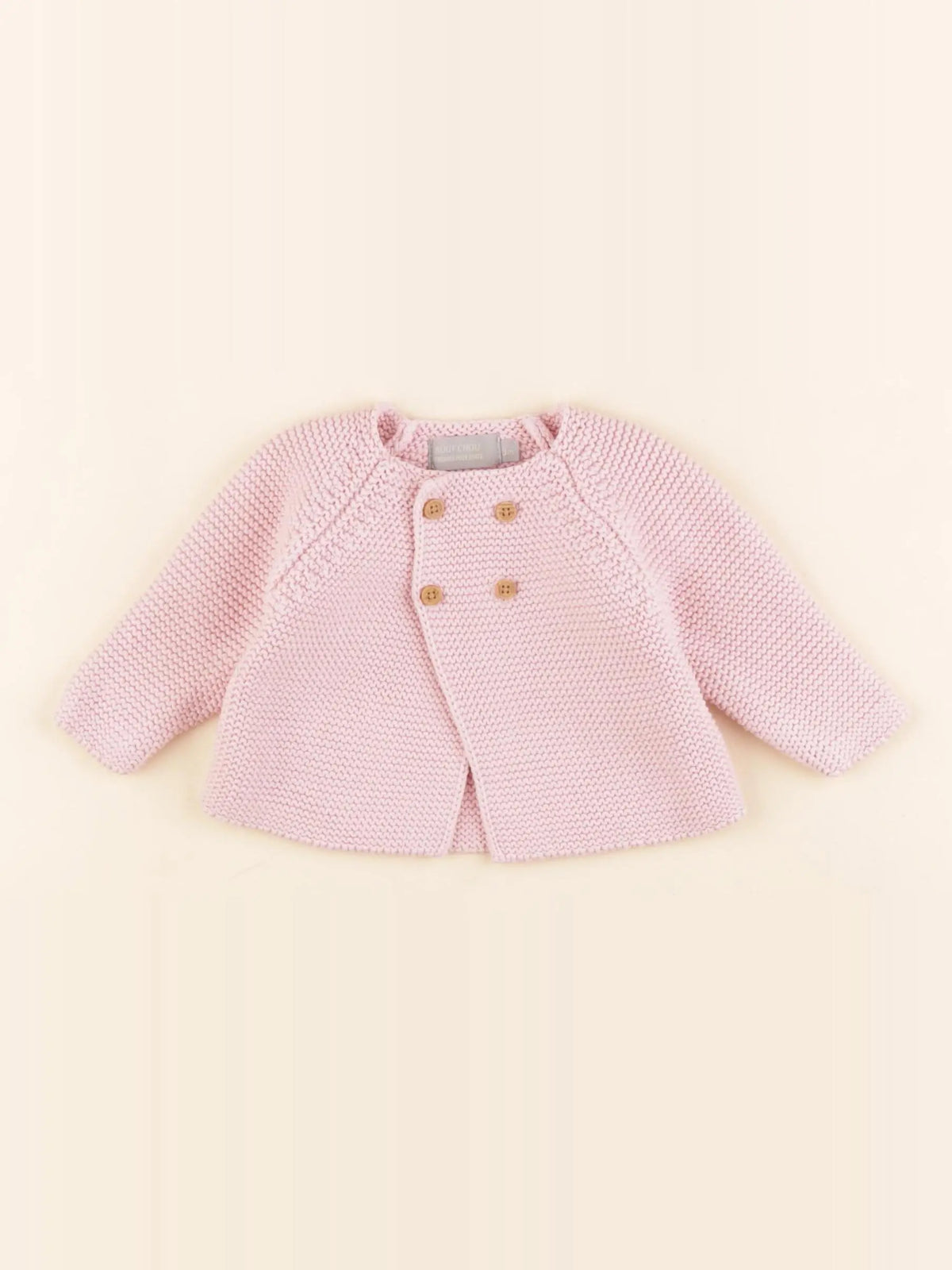 Boutchou - gilet rose - 3 mois