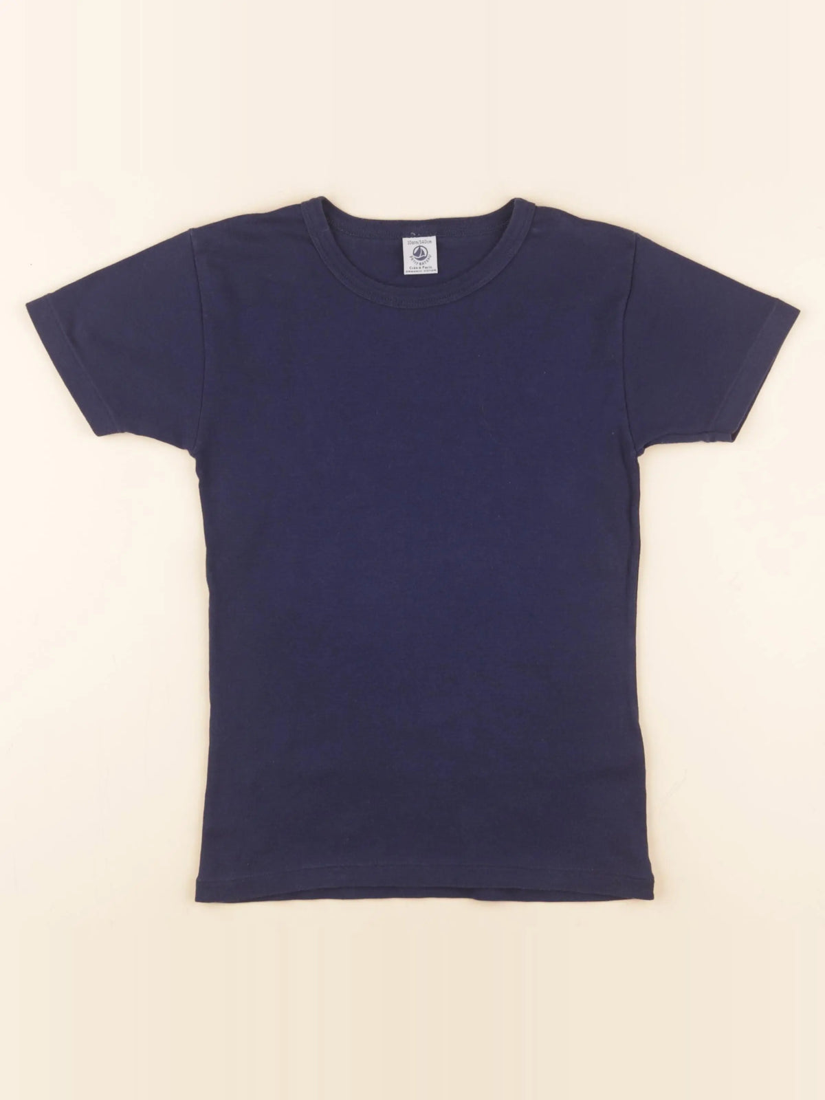 Petit Bateau - tee-shirt bleu - 10 ans