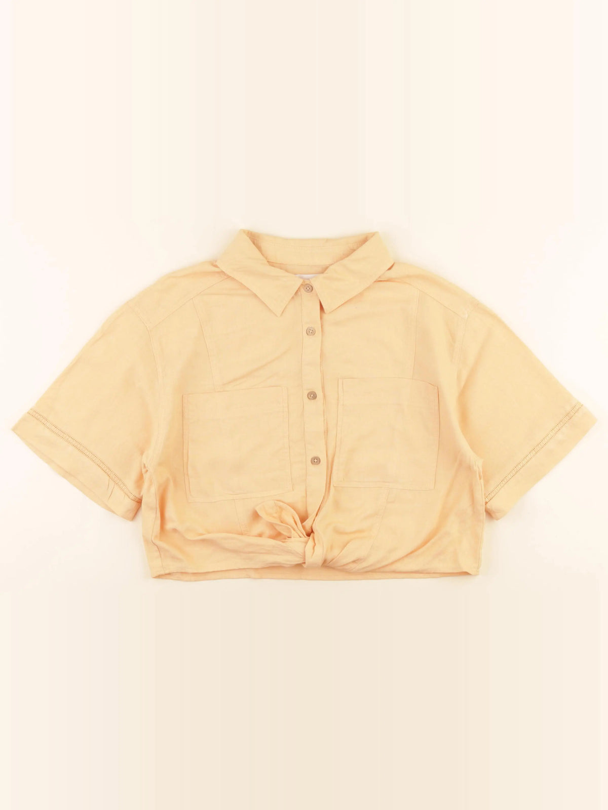 Zara - chemise orange - 11/12 ans