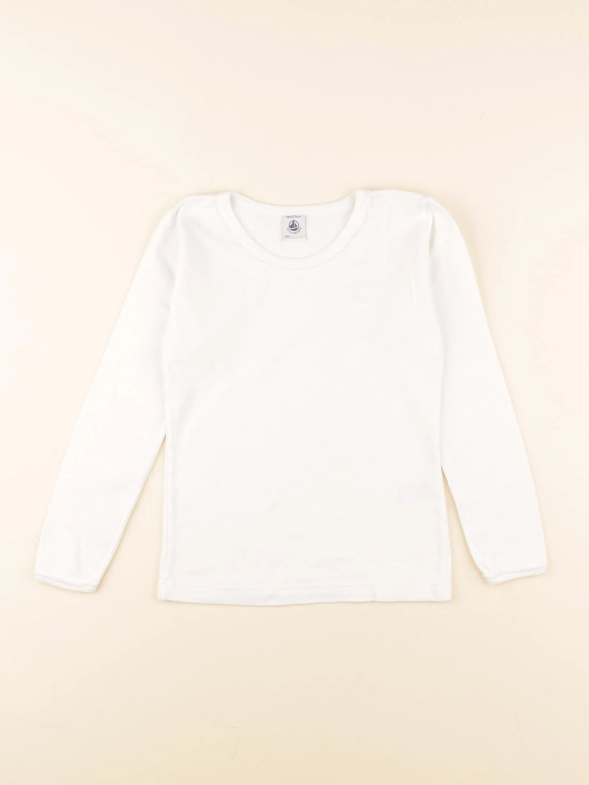 Petit Bateau - maillot de corps blanc - 6 ans