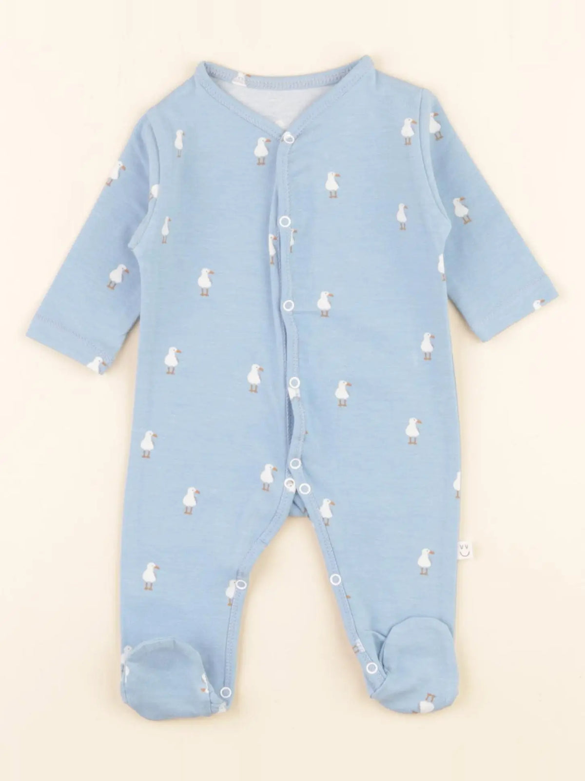 Pyjama coton mouette bleu
