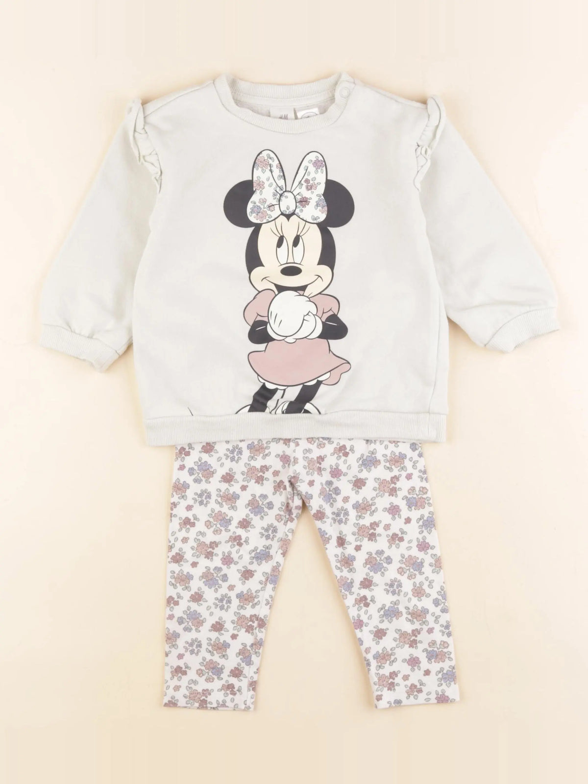 H&M - ensemble multicolore - 9/12 mois
