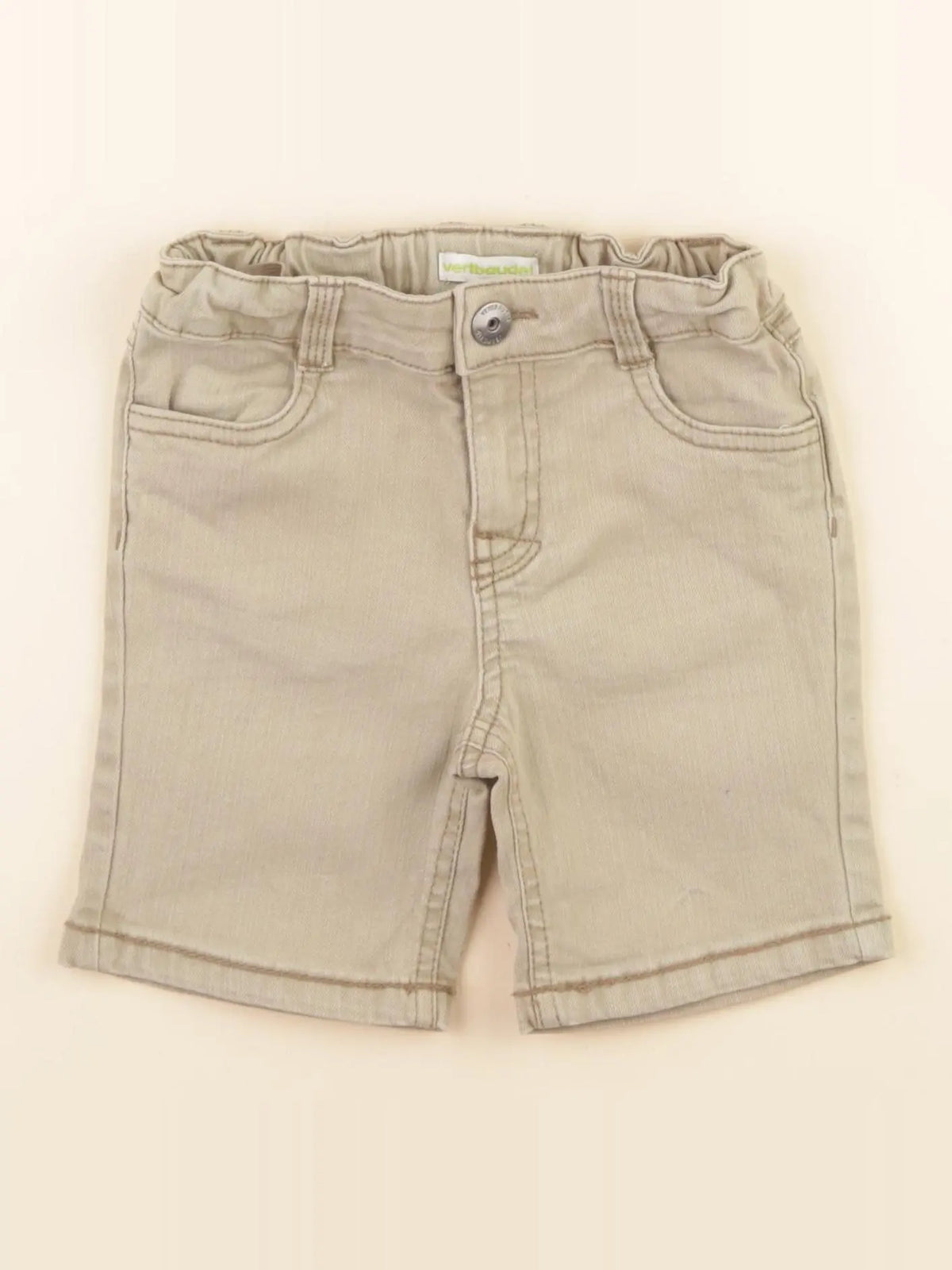 Vertbaudet - short marron - 3 ans