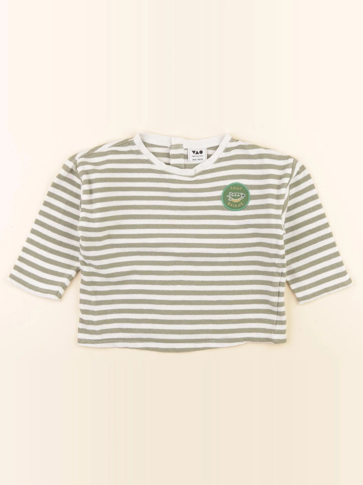 Tape à l'oeil - tee-shirt vert - 24 mois