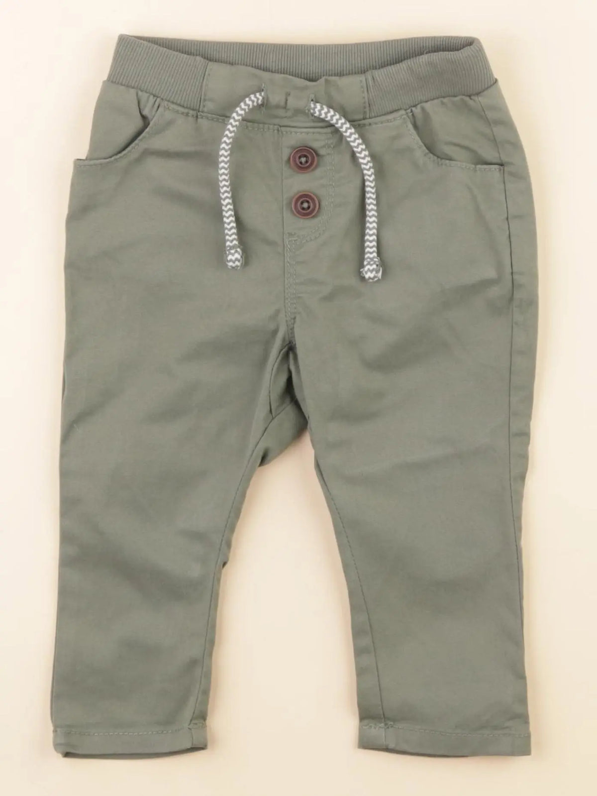 Tape à l'oeil - pantalon vert - 12 mois