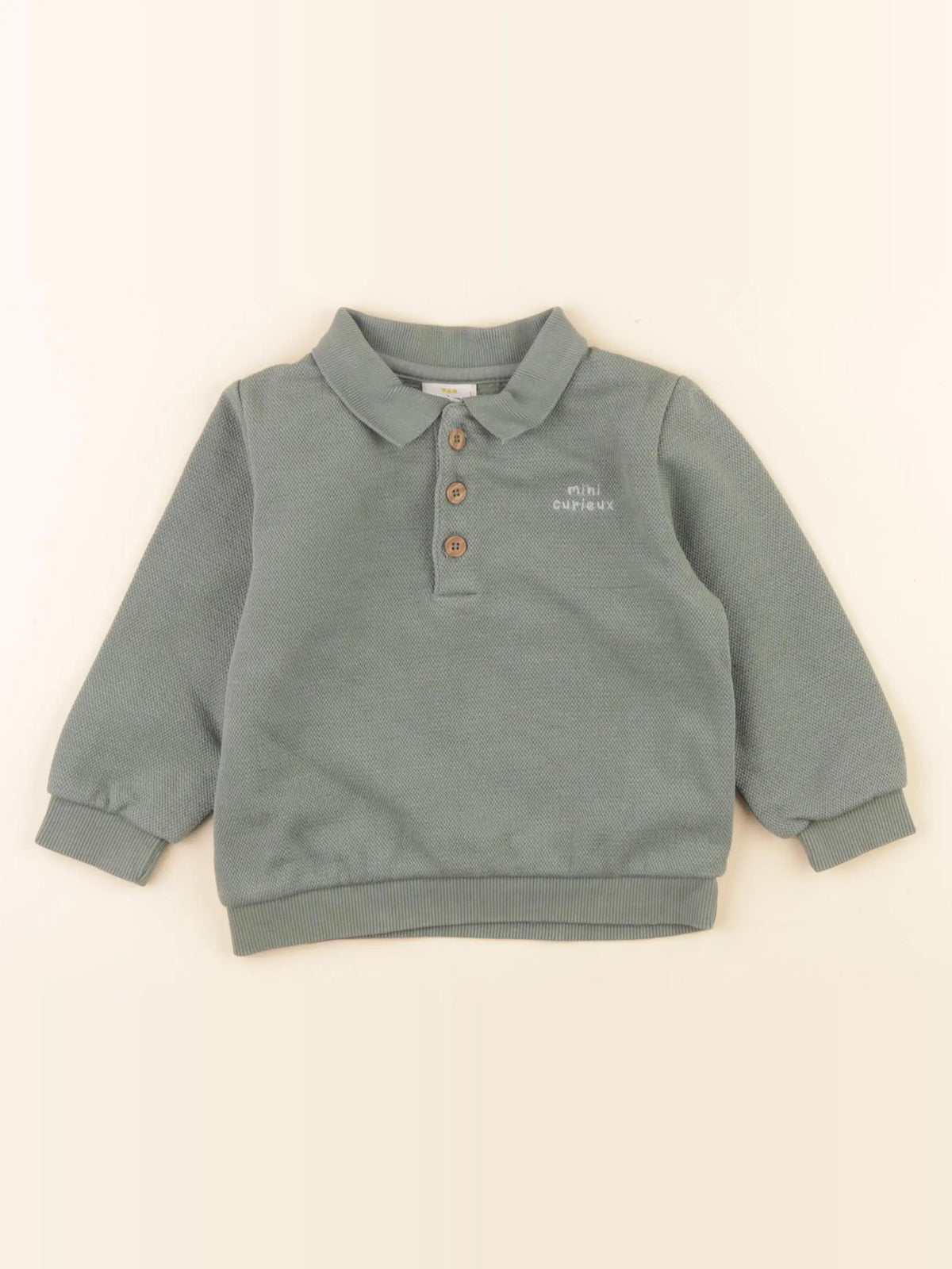 Tape à l'oeil - sweat vert - 24 mois