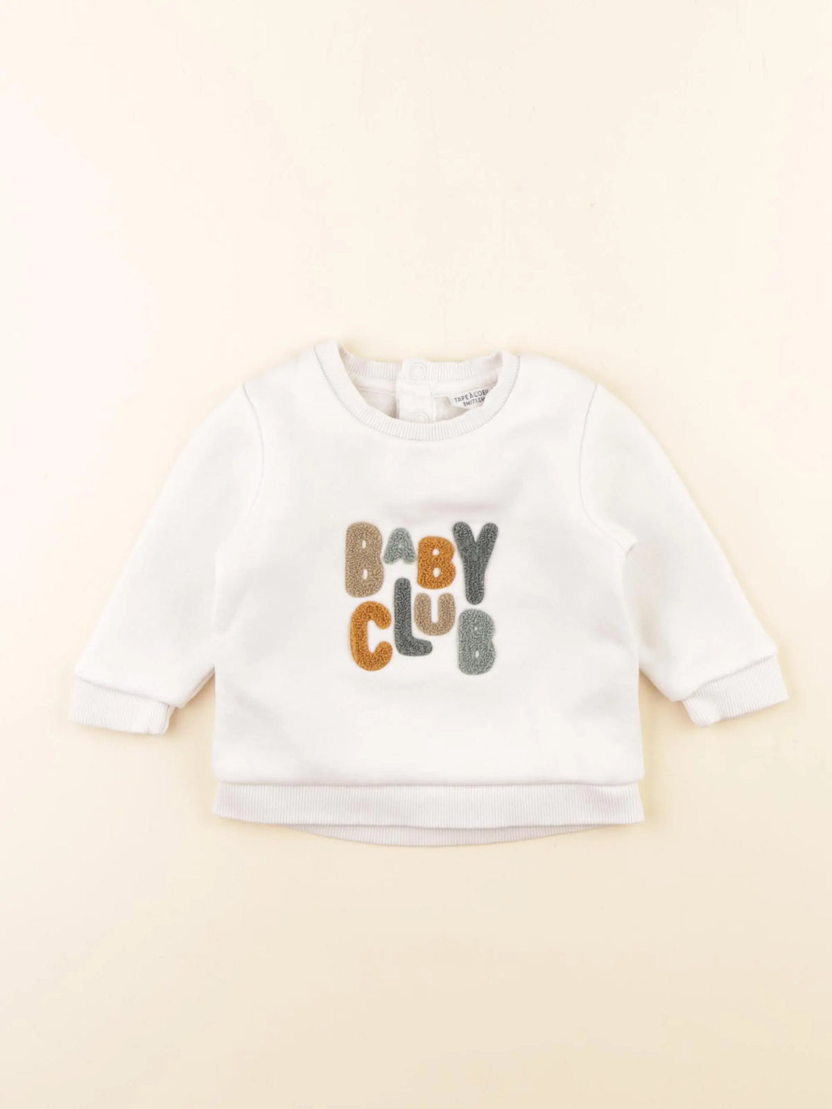 Tape à l'oeil - sweat beige - 9 mois