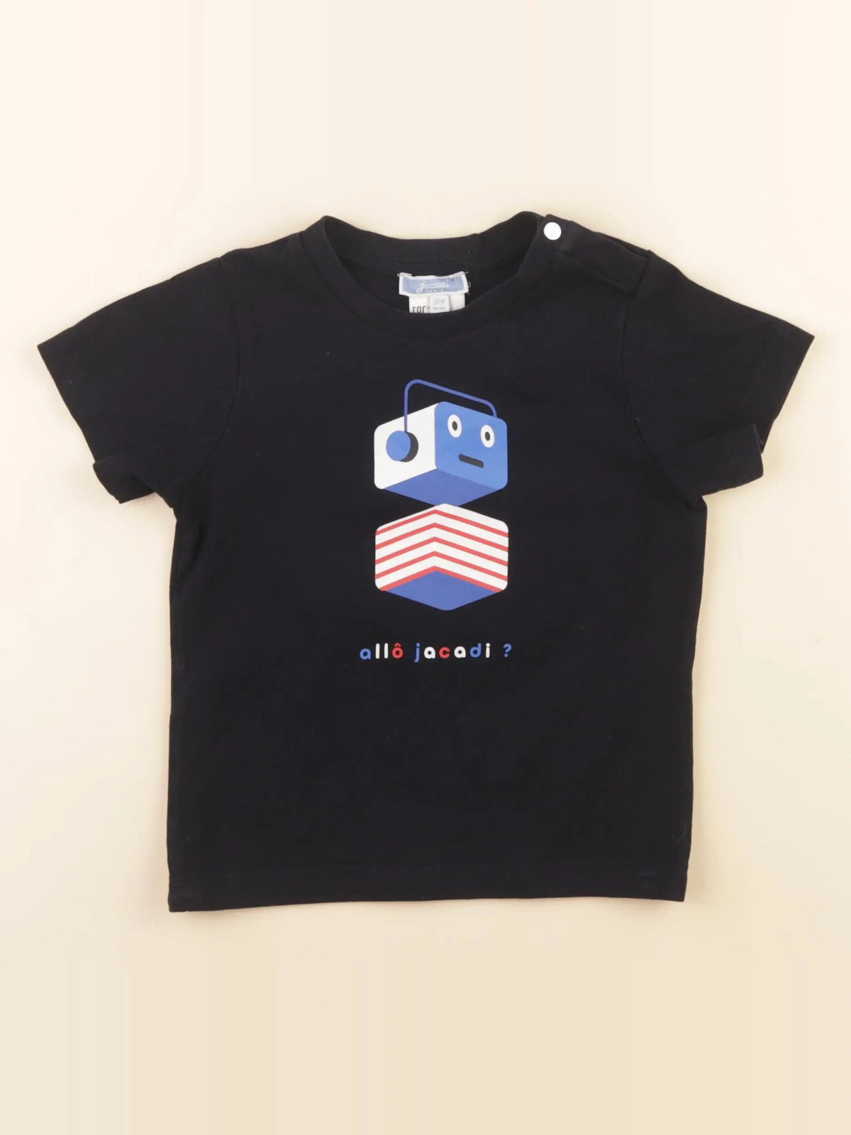 Jacadi - tee-shirt noir - 36 mois