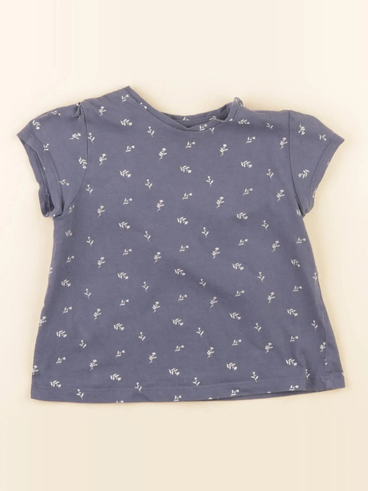 Vertbaudet - tee-shirt bleu - 24 mois