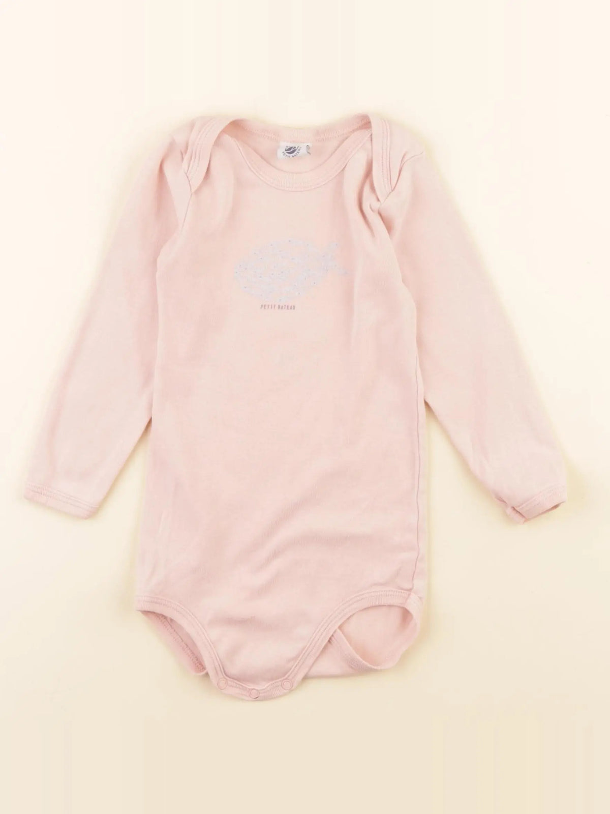 Petit Bateau - body rose - 24 mois