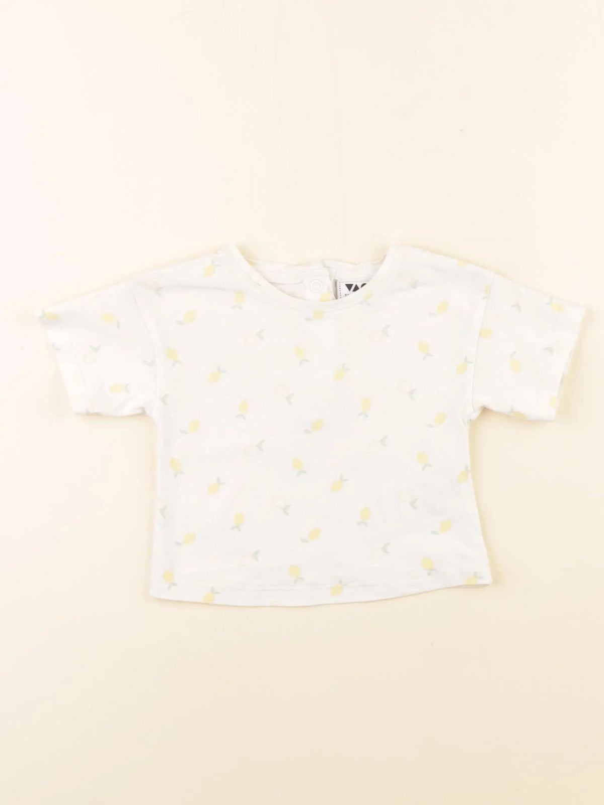 Tape à l'oeil - tee-shirt blanc, jaune - 3 mois