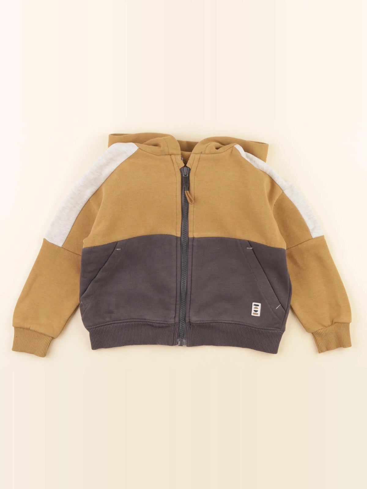 Vertbaudet - sweat marron - 3 ans