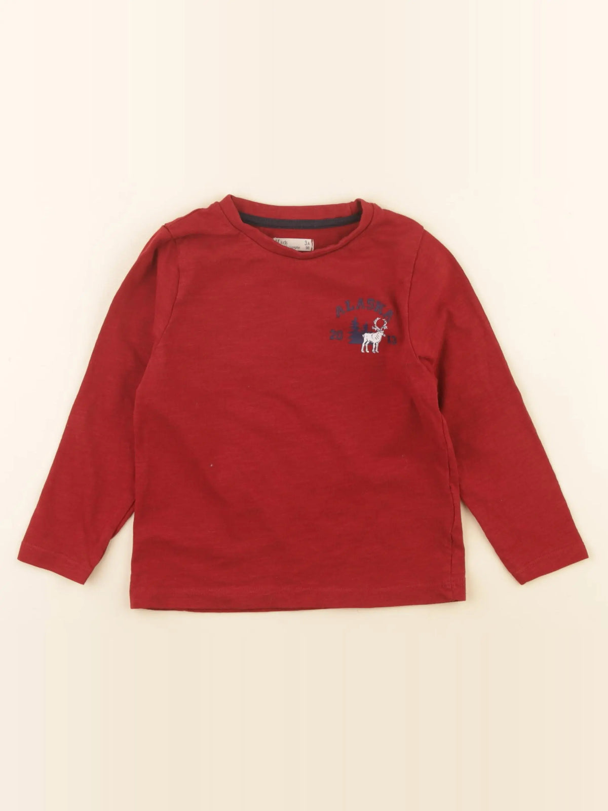 Little Cigogne - tee-shirt rouge - 3 ans