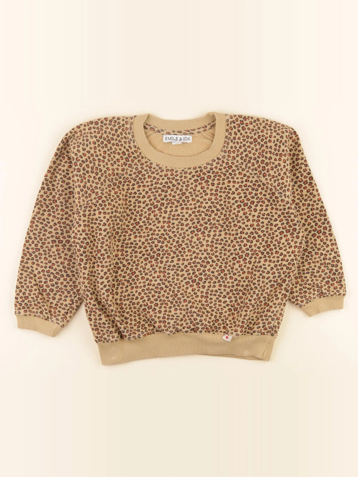 Emile et Ida - sweat marron - 6 ans