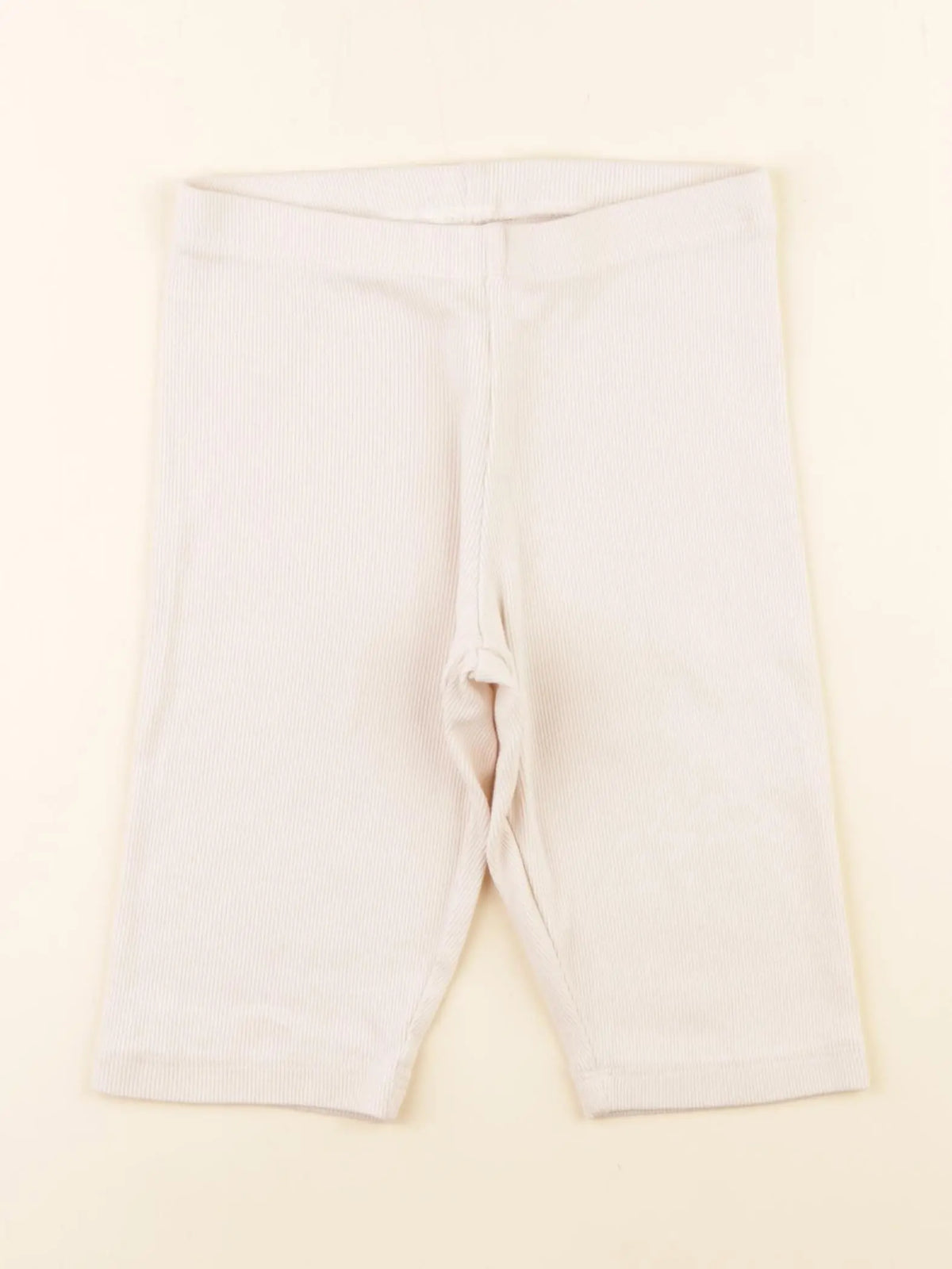 Monoprix - legging court beige - 8/10 ans