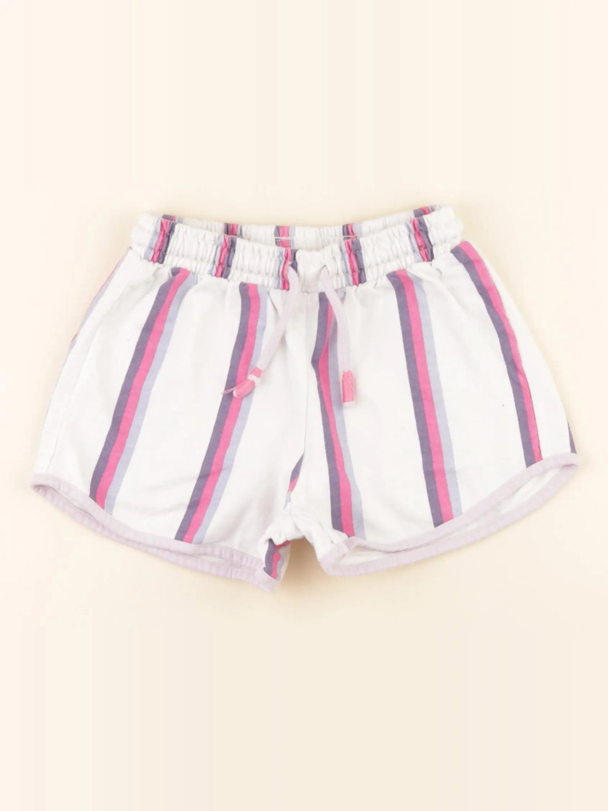 Tape à l'oeil - short blanc, rose - 6 ans