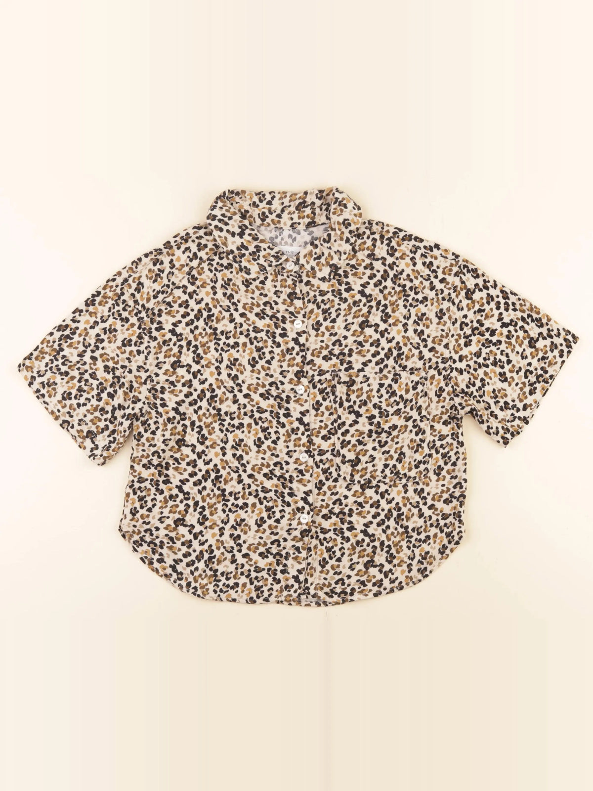 Zara - chemise beige - 11/12 ans