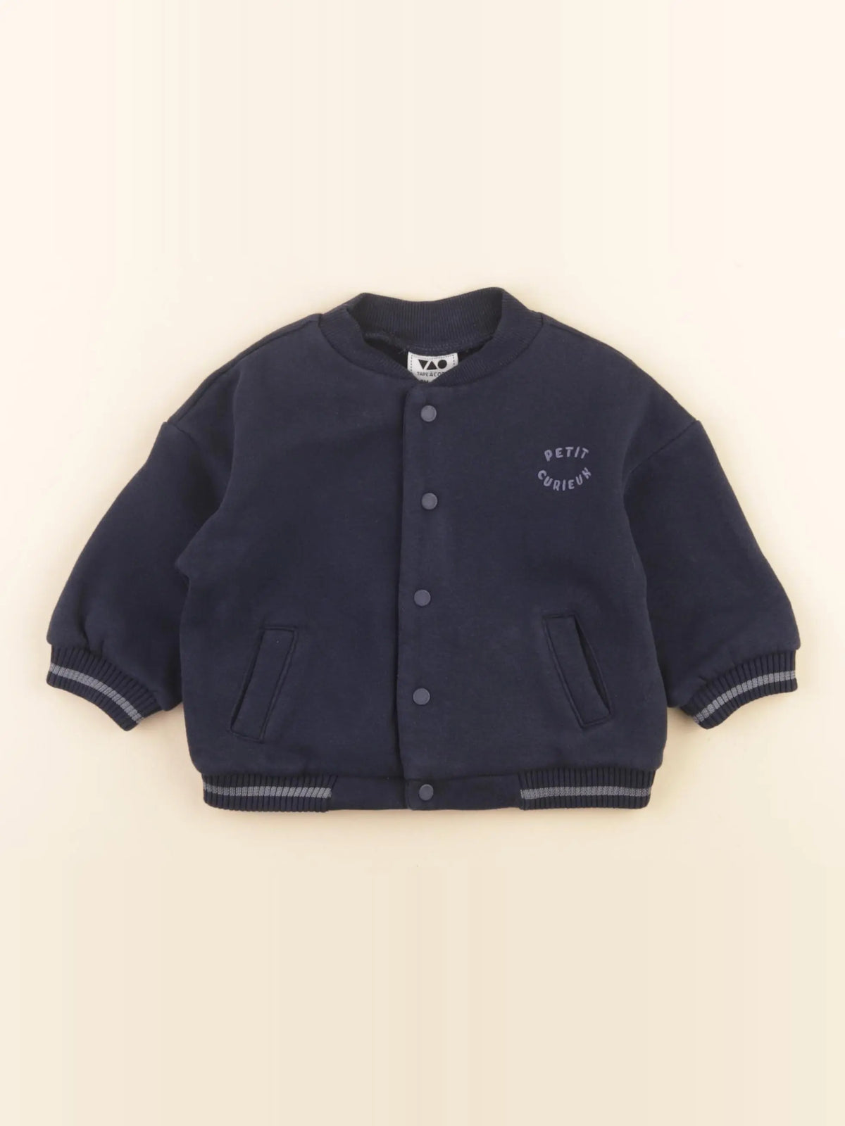 Tape à l'oeil - sweat bleu - 9 mois