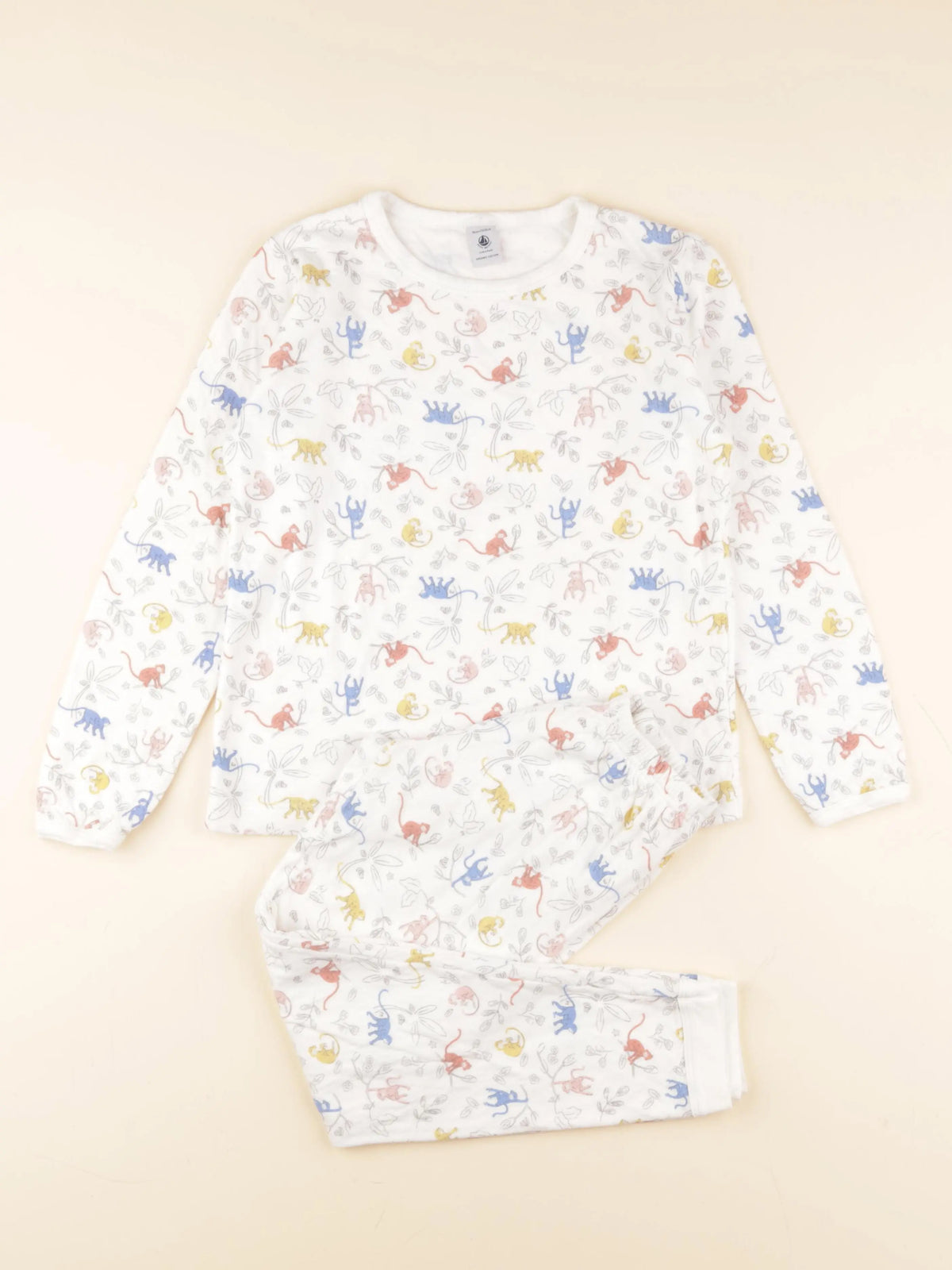 Petit Bateau - pyjama coton multicolore - 10 ans