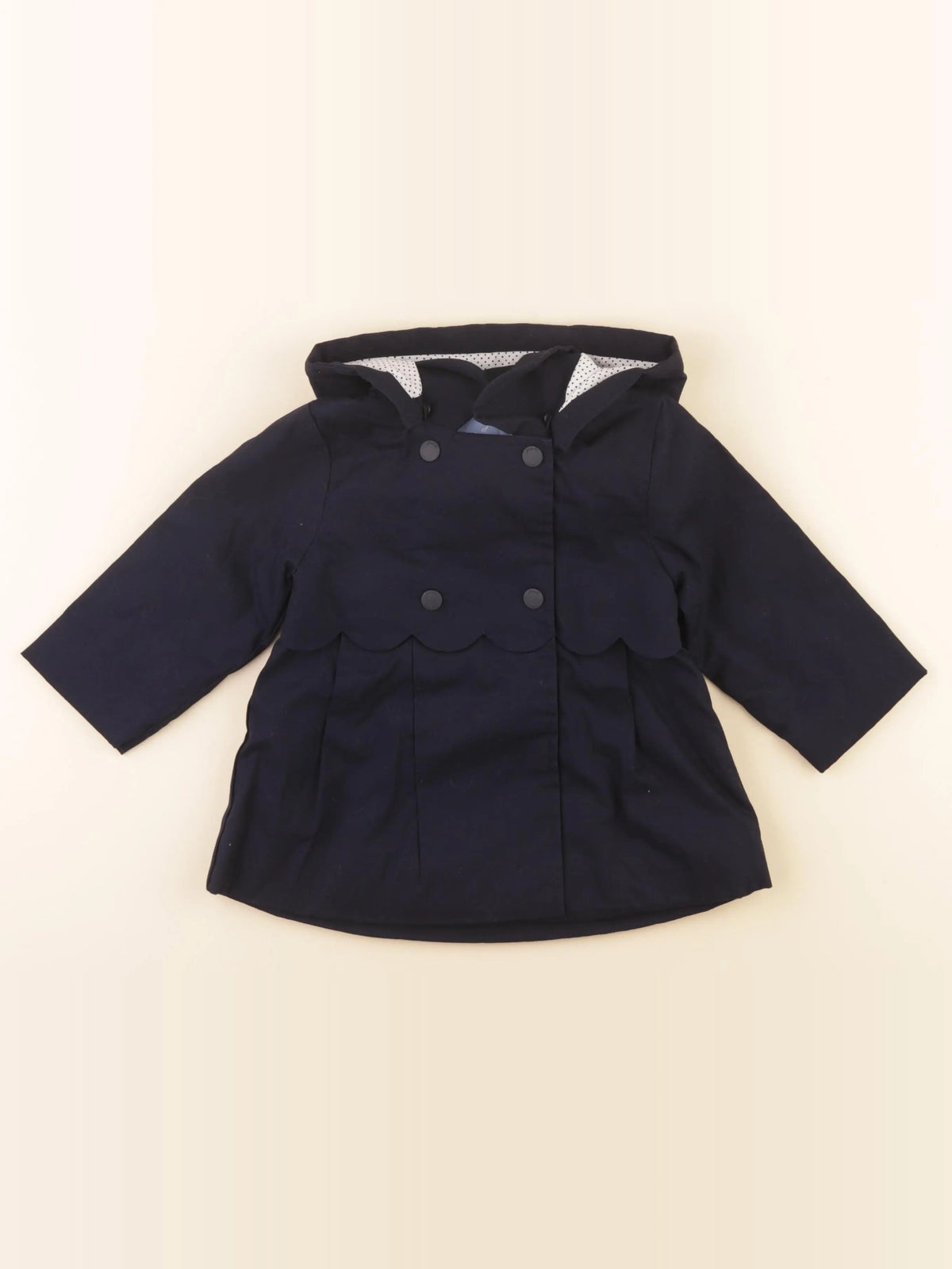 Jacadi - manteau bleu - 18 mois