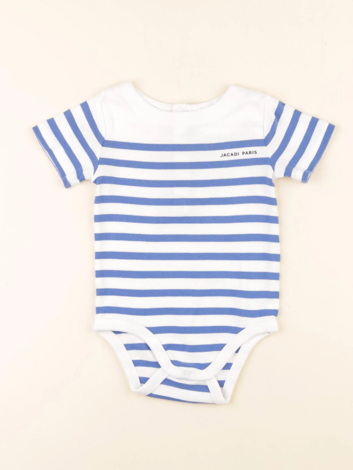 Jacadi - body tee-shirt blanc, bleu - 24 mois