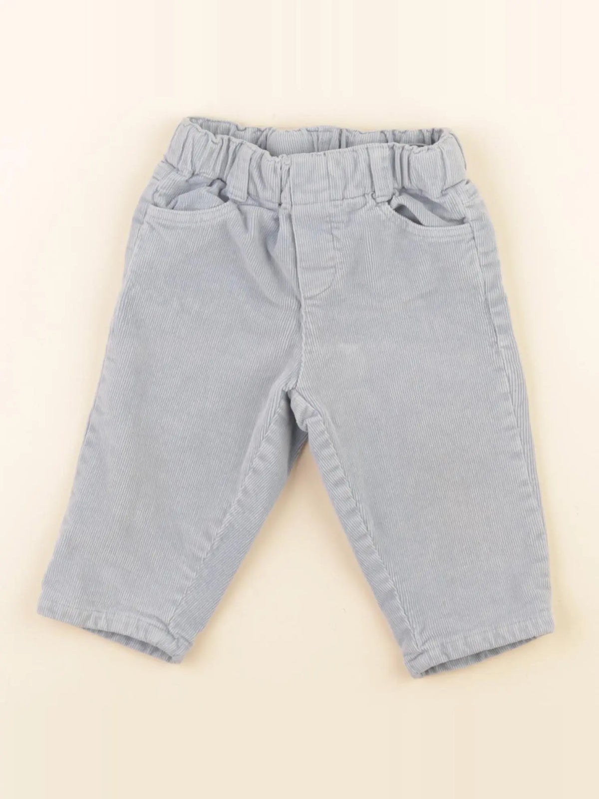 Jacadi - pantalon doublé bleu - 6 mois