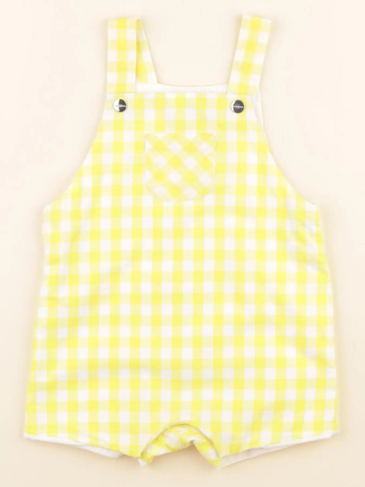 Jacadi - combinaison jaune, blanc - 12 mois