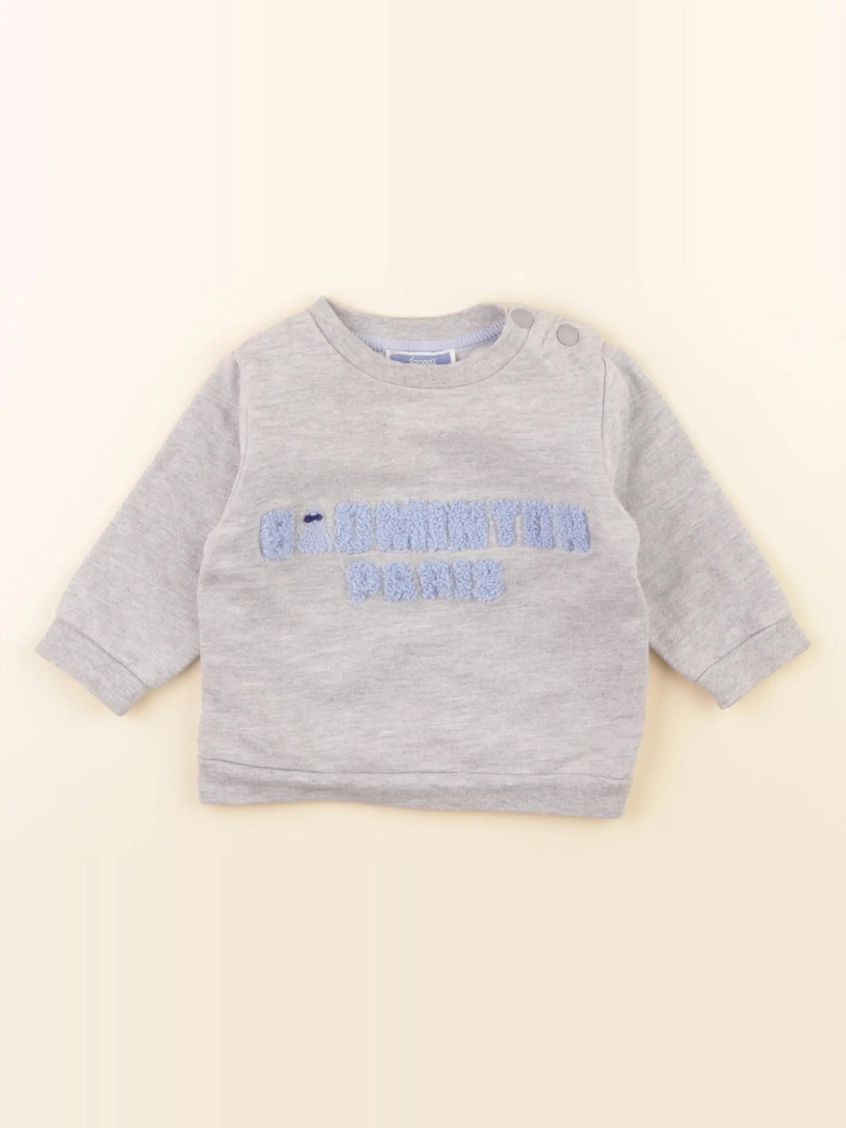 Jacadi - sweat gris - 6 mois