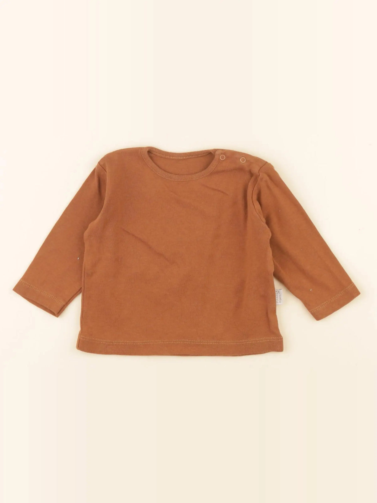 Poudre Organic - tee-shirt marron - 3 mois