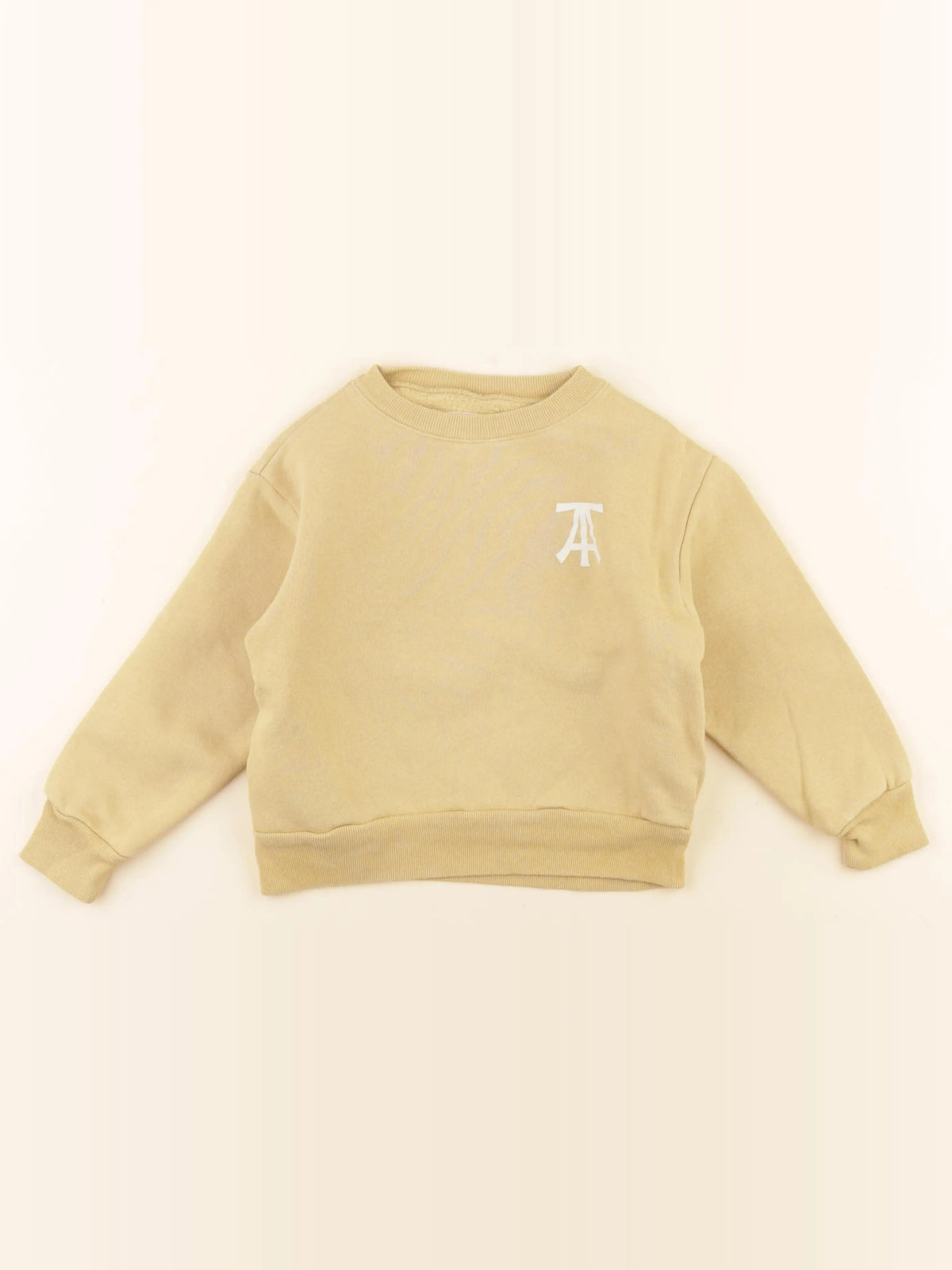 The animals observatory - sweat imprimé au dos jaune - 3 ans