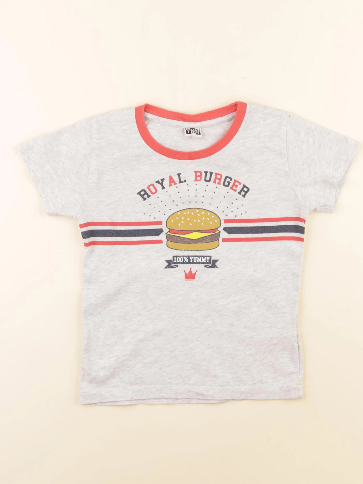 Bonton - tee-shirt gris - 4 ans