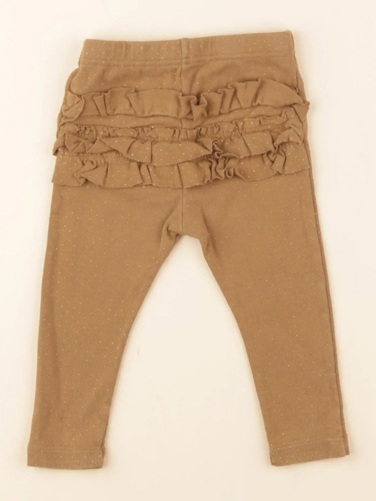 Petit Bateau - legging marron, or - 12 mois