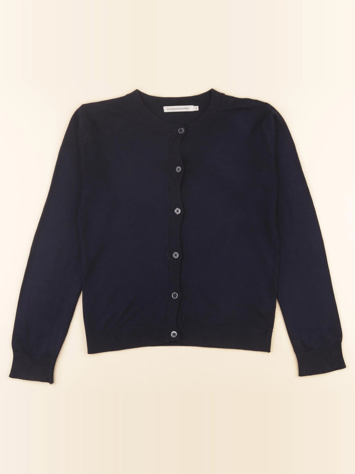 Monoprix - gilet bleu - 10 ans